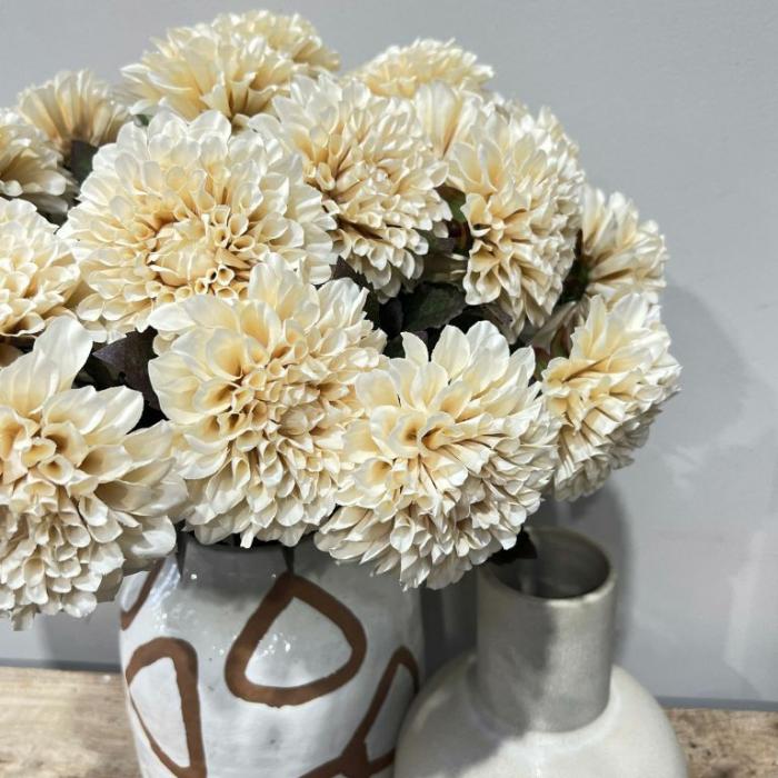 Artificial Plants & Flowers |  Artificial Dahlia Ivory Artificial Plants & Flowers Artificial Plants & Flowers