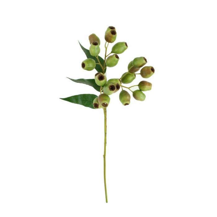 Artificial Plants & Flowers |  Artificial Gum Nut Spray Green Artificial Plants & Flowers Artificial Plants & Flowers