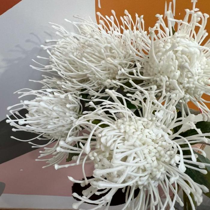 Artificial Plants & Flowers |  Artificial Leucospermum White Artificial Plants & Flowers Artificial Plants & Flowers