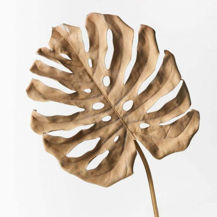 Artificial Plants & Flowers |  Artificial Monstera Leaf Cream Brown Artificial Plants & Flowers Artificial Plants & Flowers