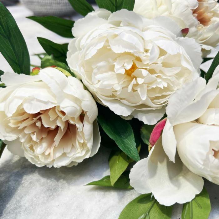 Artificial Plants & Flowers |  Artificial Peony Cream Artificial Plants & Flowers Artificial Plants & Flowers