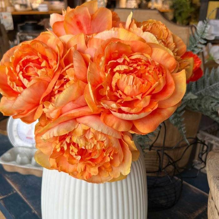 Artificial Plants & Flowers |  Artificial Peony Orange Artificial Plants & Flowers Artificial Plants & Flowers