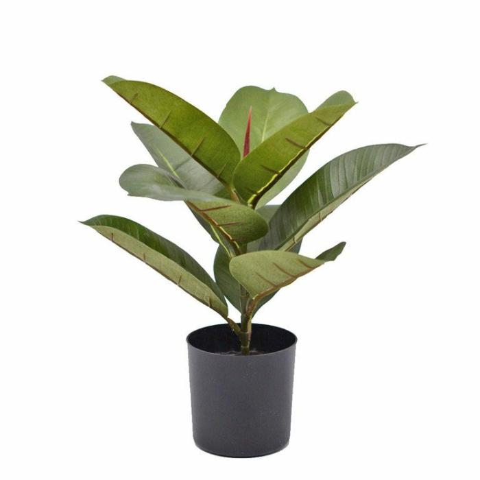 Artificial Plants & Flowers |  Artificial Potted Ficus Rubber Plant Artificial Plants & Flowers Artificial Plants & Flowers