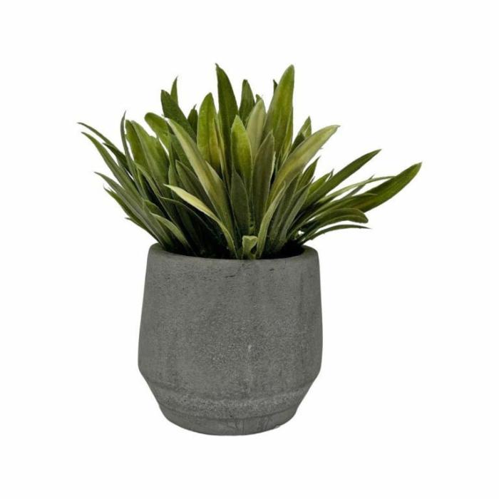 Artificial Plants & Flowers |  Artificial Wild Grass In Cement Pot Artificial Plants & Flowers Artificial Plants & Flowers