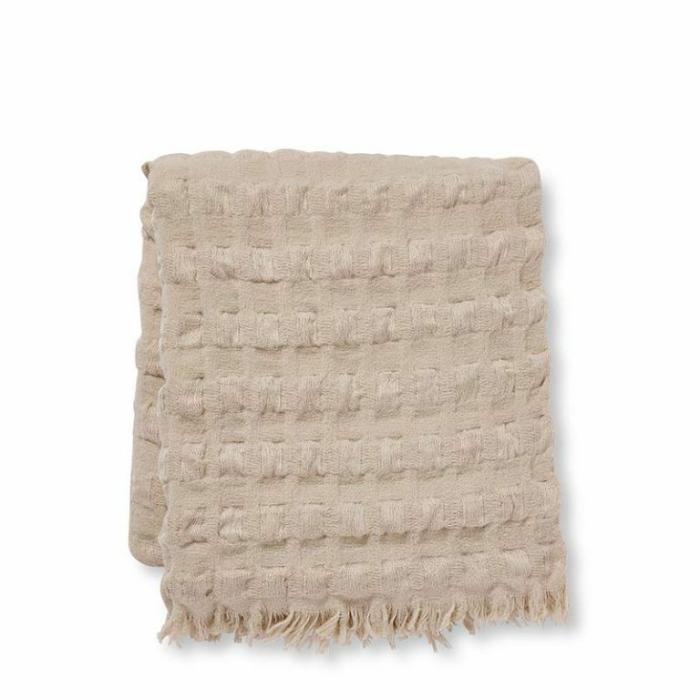 Cushions |  Blake Waffle Oatmeal Throw Cushions Cushions