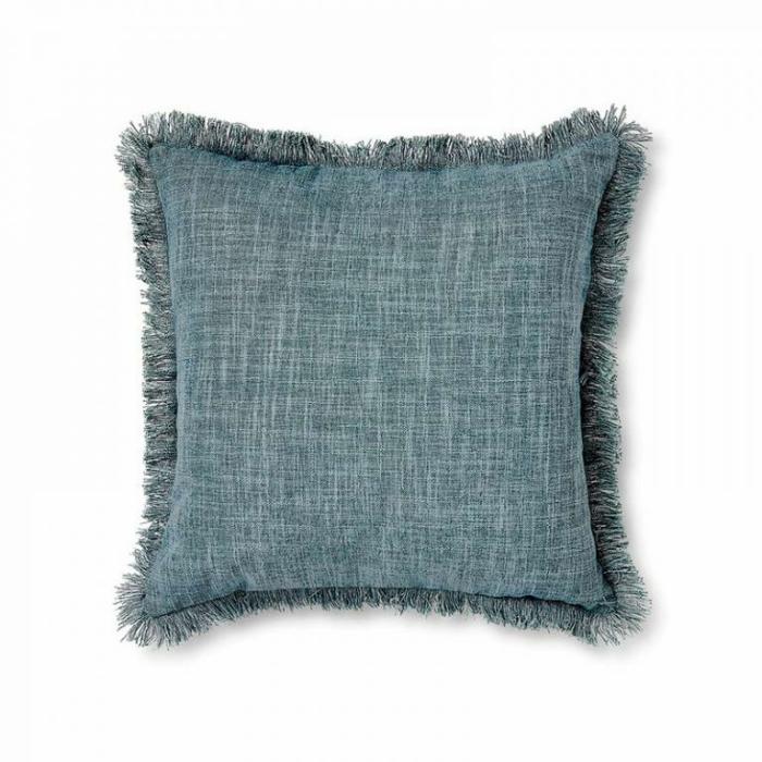 Cushions |  Eli Fringe Blue Cushion Cushions Blue