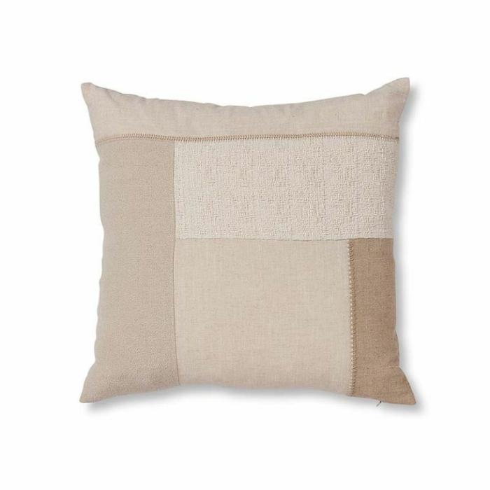 Cushions |  Leon Natural Patch Cushion Cushions Cushions