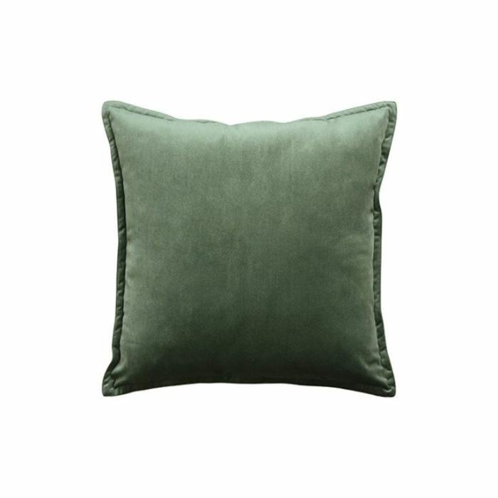 Cushions |  Mira Velvet Olive Cushion Homewares Cushions