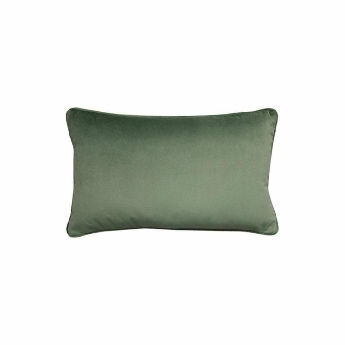 Cushions |  Mira Velvet Olive Rectangular Cushion Cushions Cushions