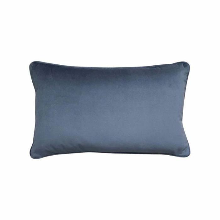 Cushions |  Mira Velvet Rectangular Cushion Petrol Cushions Cushions