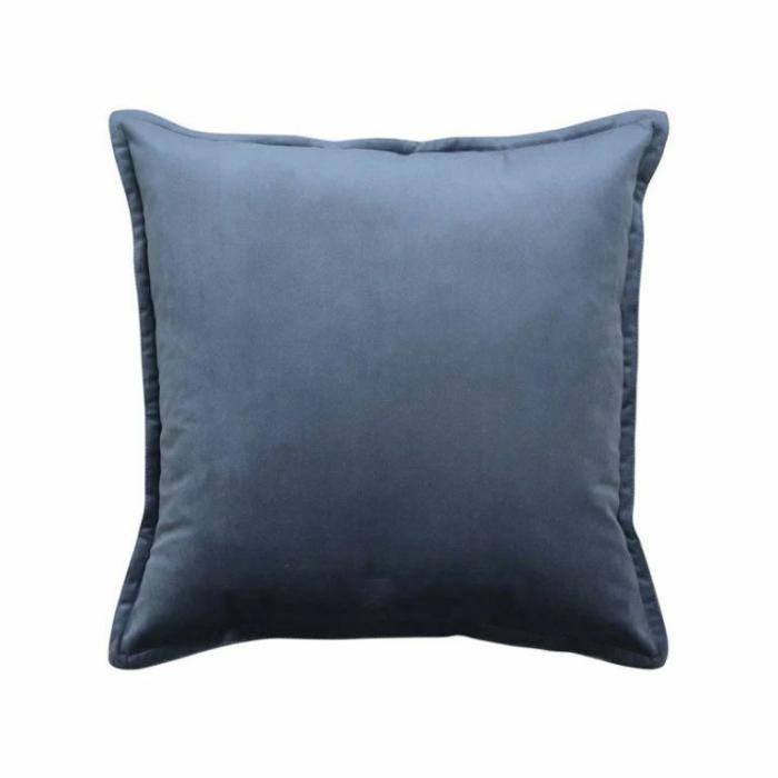 Cushions |  Mira Velvet Square Cushion Petrol Cushions Cushions