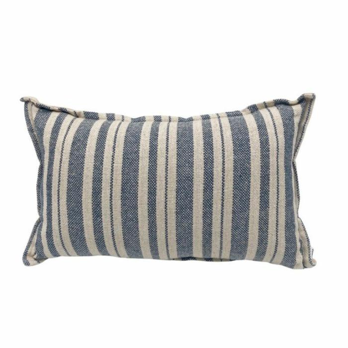 Cushions |  Oscar Stripe Cushion Slate Cushions Cushions