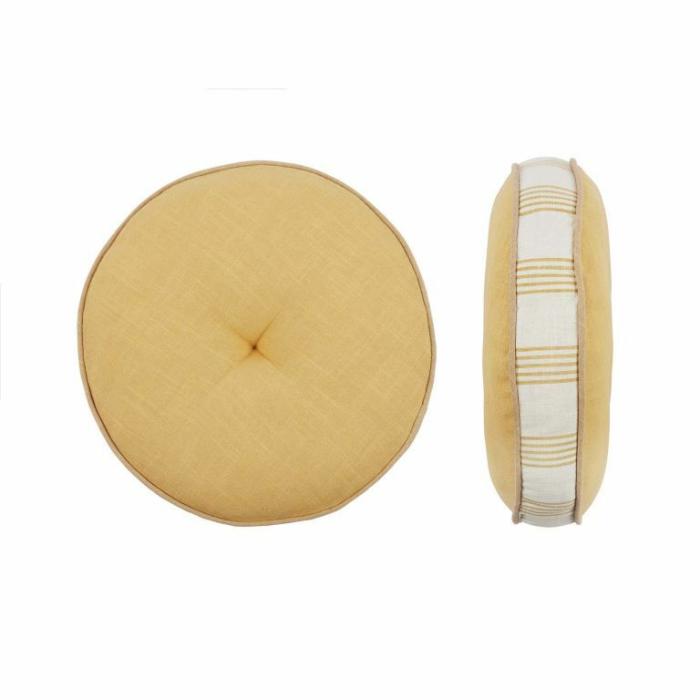 Cushions |  Round Cotton Cushion Honey Cushions Cushions