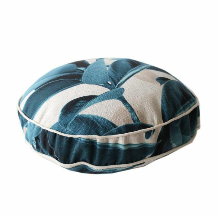 Cushions |  Round Luxe Teal Cushion Cushions Cushions