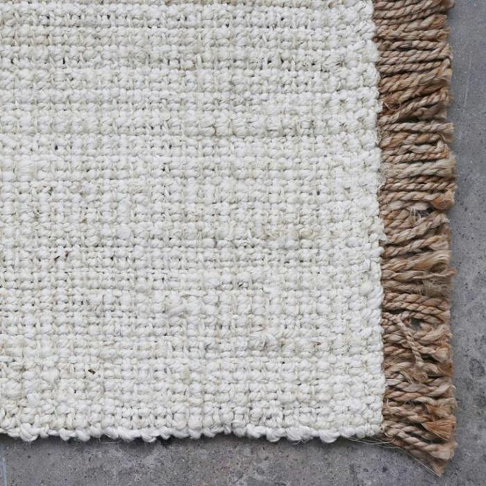 Doormats & Rugs |  Harris White Jute Mat Doormats & Rugs Doormats & Rugs