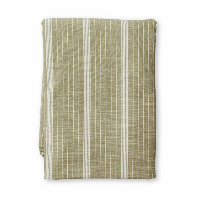 Home Accessories |  Abel Green Stripe Tablecloth Home Accessories Home Accessories