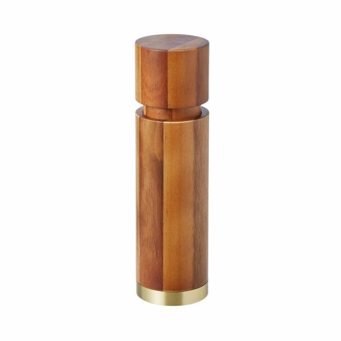 Home Accessories |  Acacia & Brass Pepper Mill Home Accessories Home Accessories