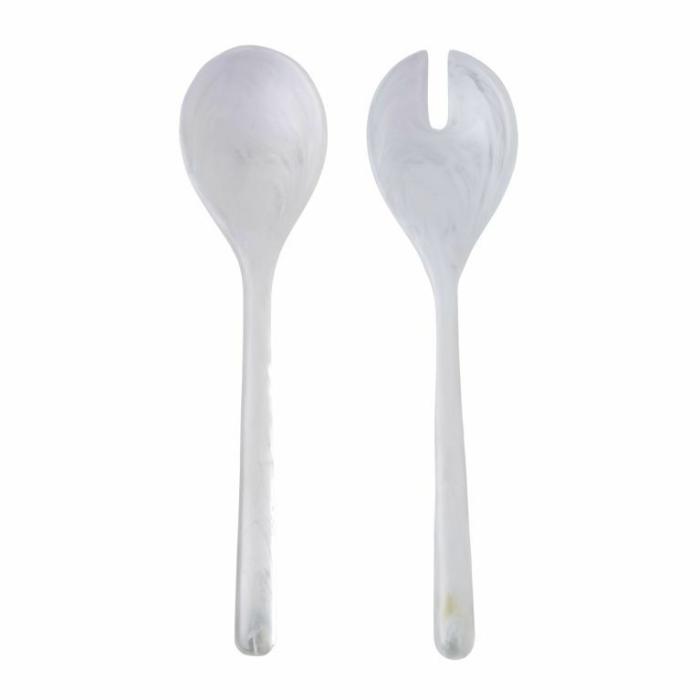 Home Accessories |  Aerial Salad Servers White Home Accessories Home Accessories