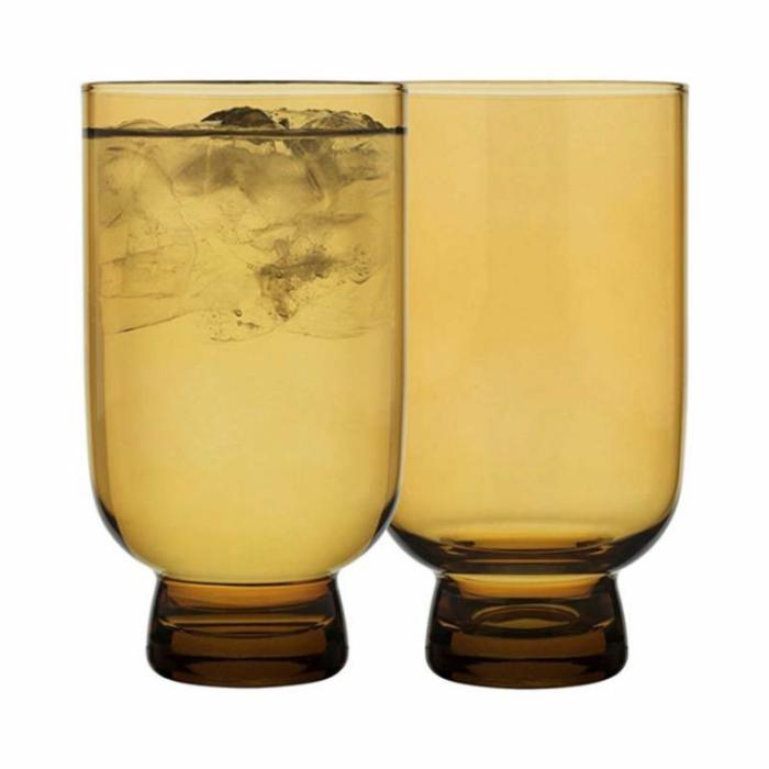 Home Accessories |  Arlo Highball Tumbler Set Of 4 Amber Home Accessories Home Accessories