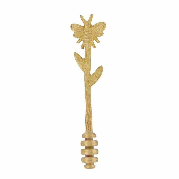 Home Accessories |  Brass Honey Dipper Gold Home Accessories Gold