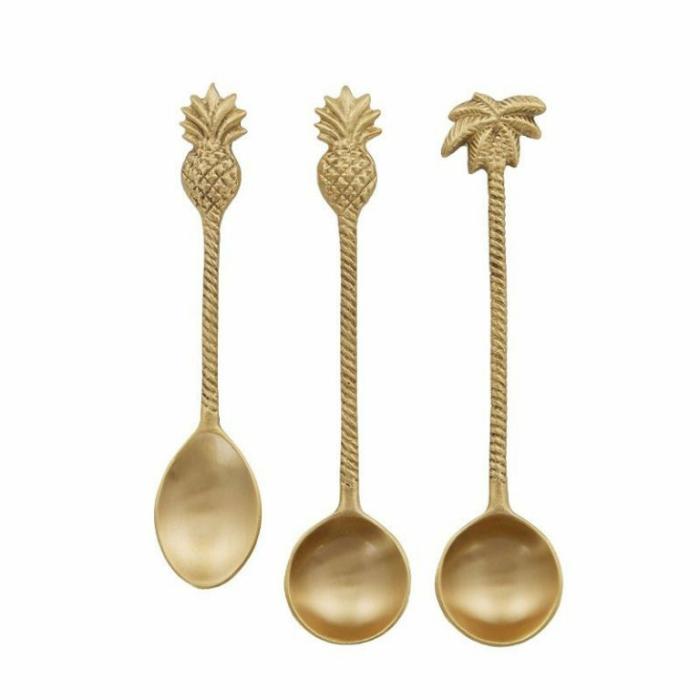 Home Accessories |  Brass Spoons Set Home Accessories Gold