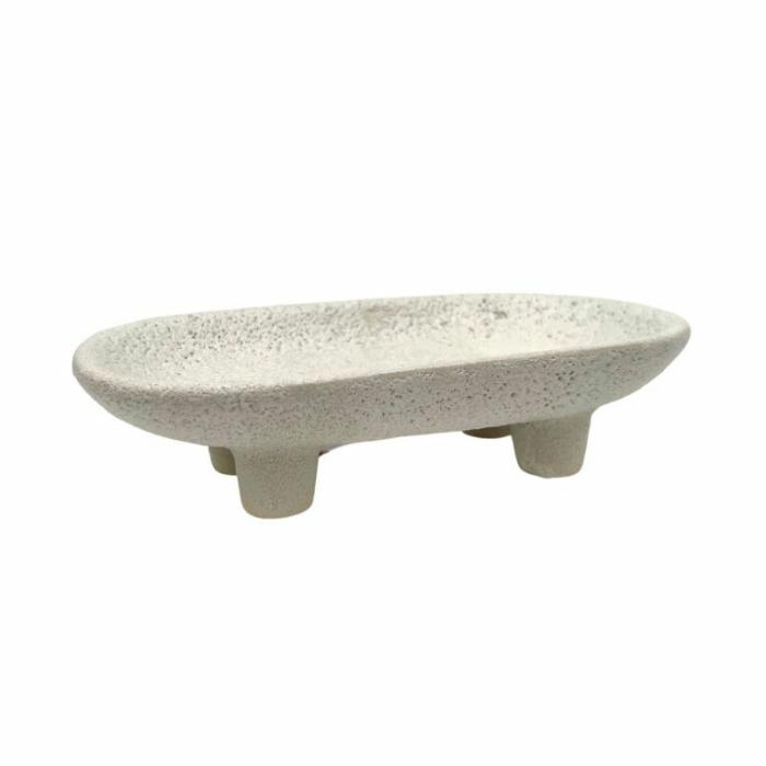 Home Accessories |  Capua Footed Tray White Home Accessories Home Accessories