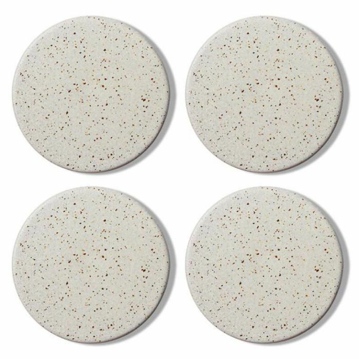 Home Accessories |  Ceramic Speckle Coaster Set Of 4 Home Accessories Home Accessories