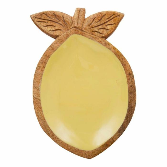 Home Accessories |  Citron Wood & Enamel Dish Home Accessories Home Accessories