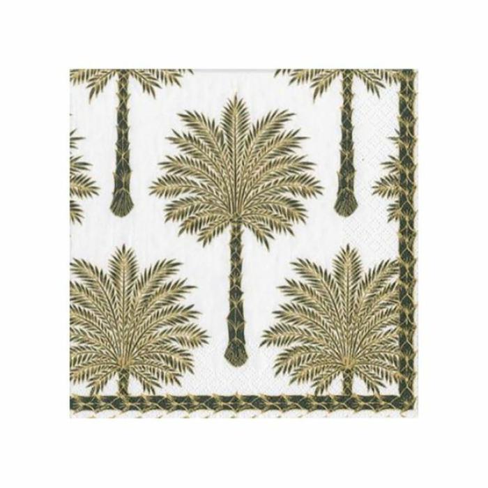 Home Accessories |  Conservatory Palms Paper Napkins Black Home Accessories Black