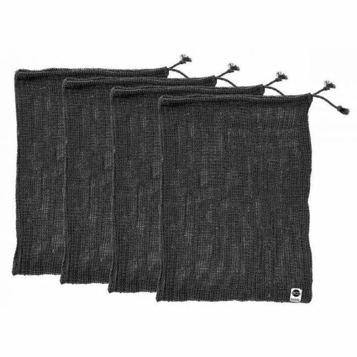 Home Accessories |  Eco Recycled Mesh Produce Bag Set In Charcoal Home Accessories Charcoal