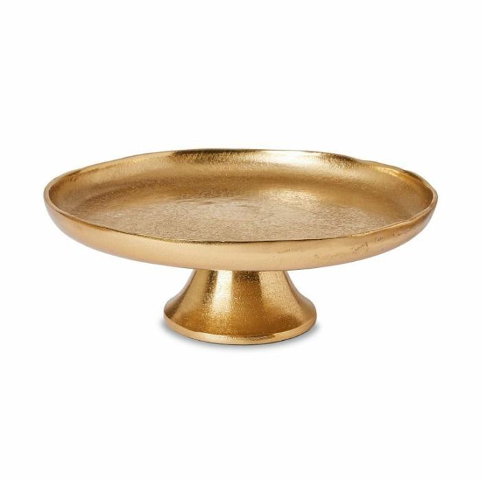 Home Accessories |  Eve Pedestal Stand Gold Home Accessories Gold