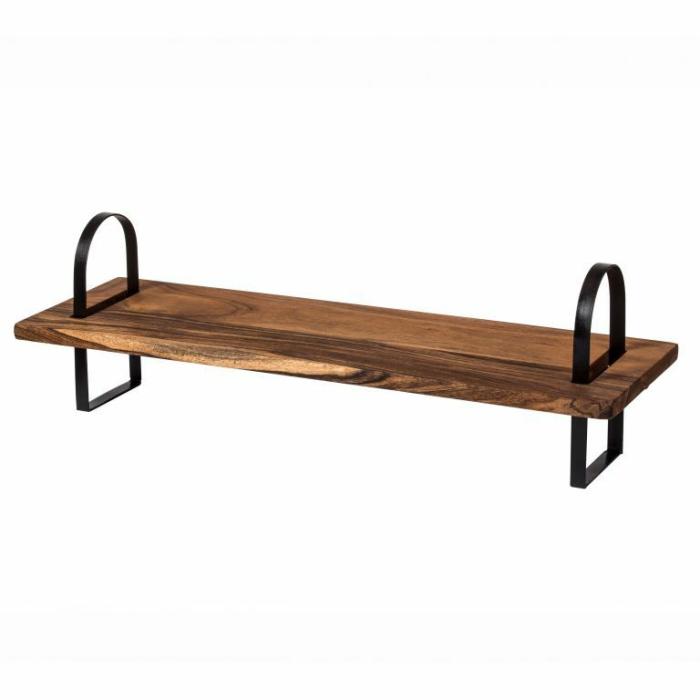 Home Accessories |  Fine Foods Collapsible Rectangular Board With Iron Legs Home Accessories Home Accessories