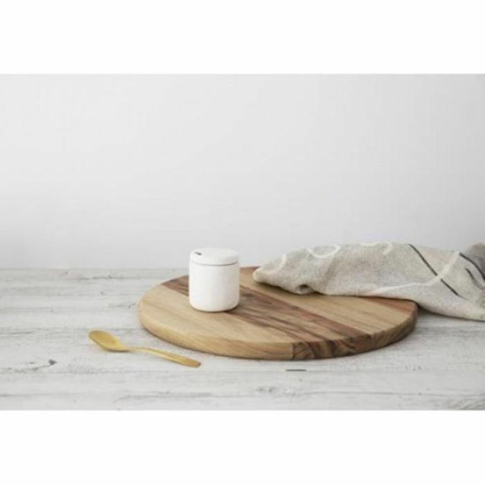 Home Accessories |  Flax Sugar Pot White Home Accessories Home Accessories