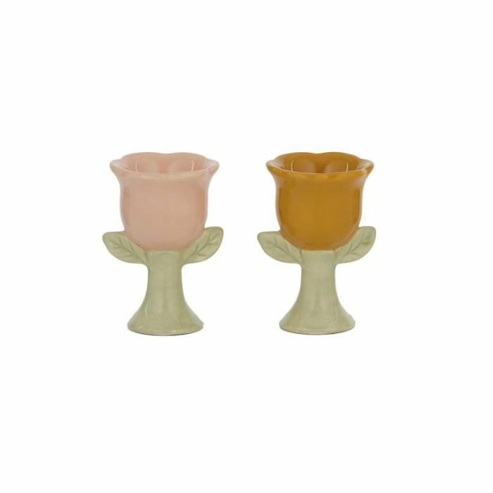 Home Accessories |  Flora Ceramic Egg Cups Set Of 2 Home Accessories Home Accessories