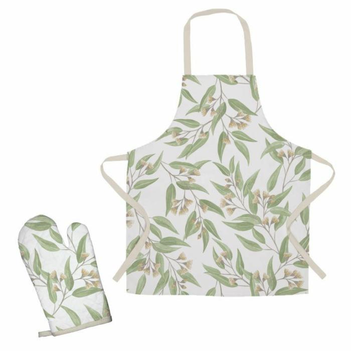 Home Accessories |  Flowering Gum Apron Set Home Accessories Green