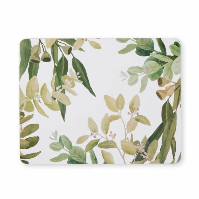 Home Accessories |  Franklin Green Rectangle Placemat Set Home Accessories Home Accessories