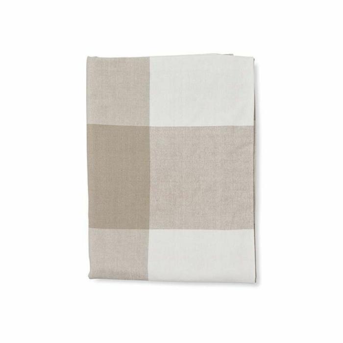 Home Accessories |  Garner Check Neutral Tablecloth Home Accessories Home Accessories