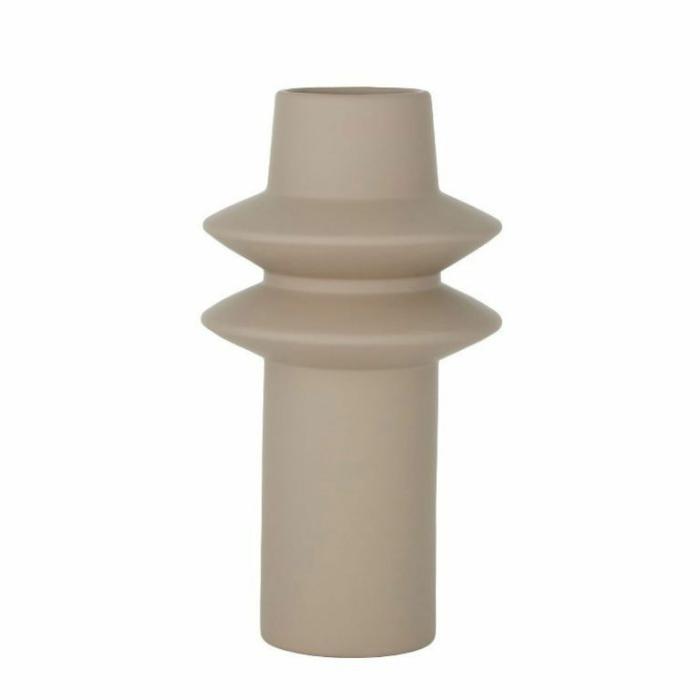 Home Accessories |  Gita Ceramic Vase Taupe Home Accessories Home Accessories