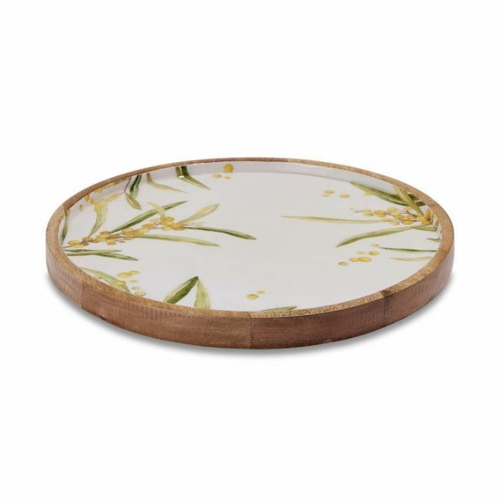 Home Accessories |  Golden Wattle Round Platter Home Accessories Home Accessories