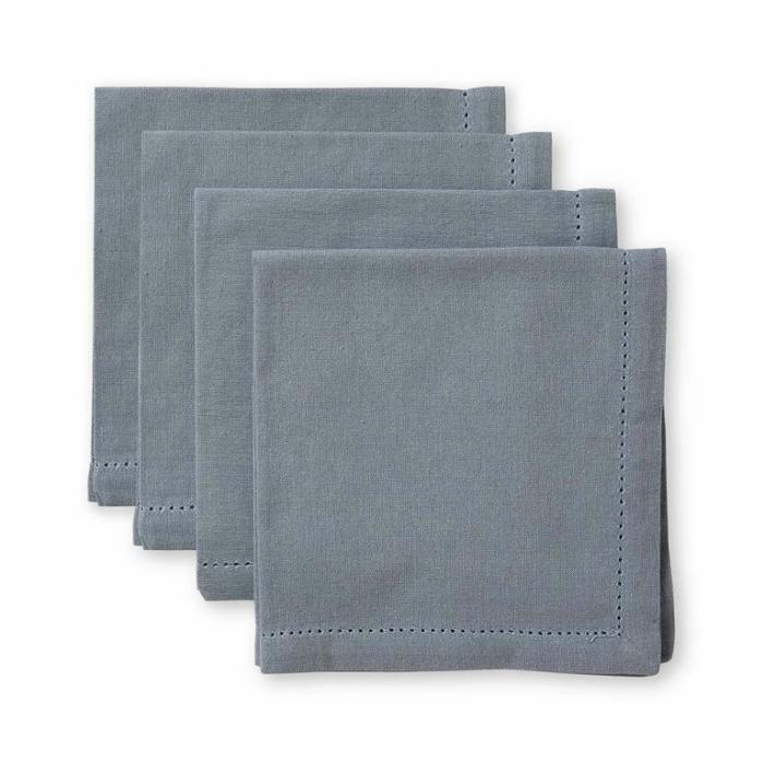 Home Accessories |  Jetty Mineral Blue Napkin Set Of 4 Home Accessories Home Accessories