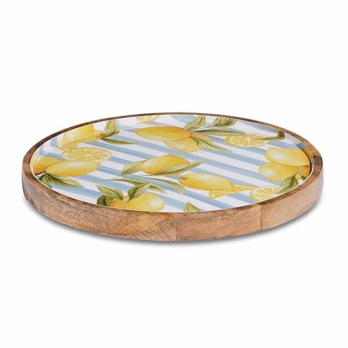 Home Accessories |  Lemons Round Platter Home Accessories Home Accessories