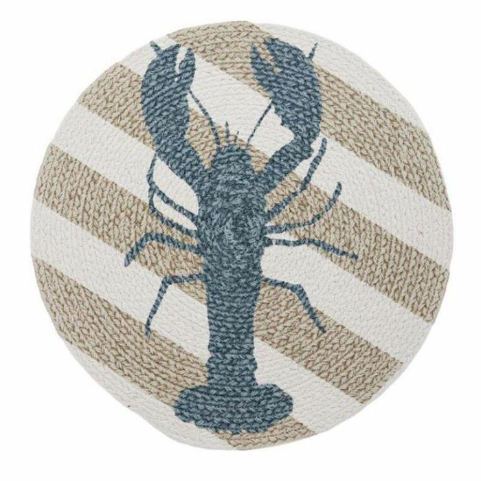 Home Accessories |  Lobster Round Cotton Placemat Home Accessories Home Accessories