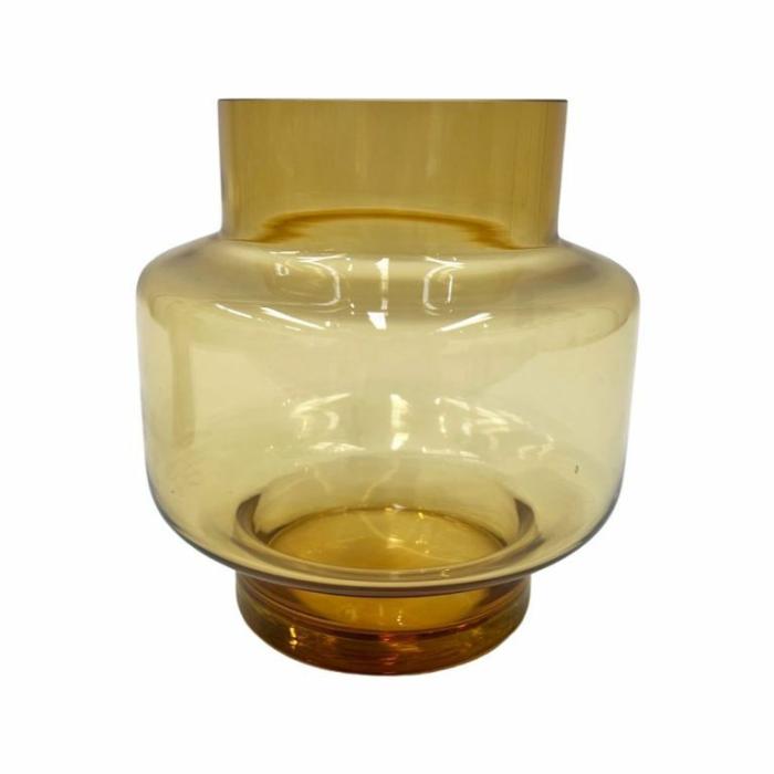 Home Accessories |  Luna Glass Vase Amber Home Accessories Home Accessories