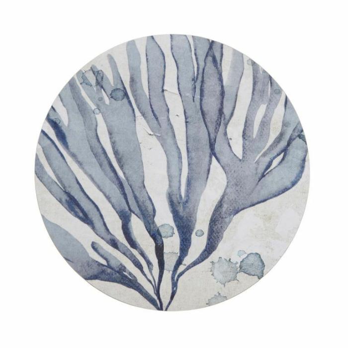 Home Accessories |  Mackay Round Cork Placemats Set Of 4 Blue Home Accessories Blue