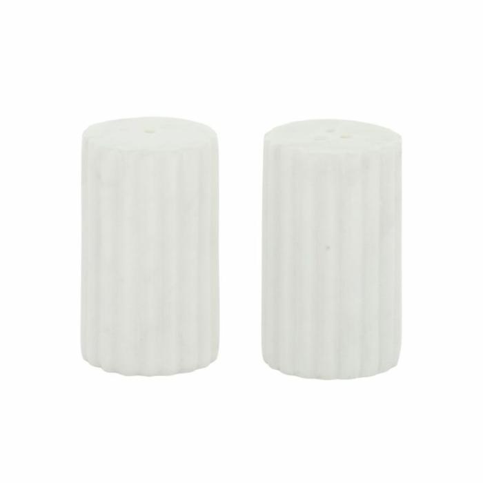 Home Accessories |  Mara Marble Salt & Pepper Shakers White Home Accessories Home Accessories