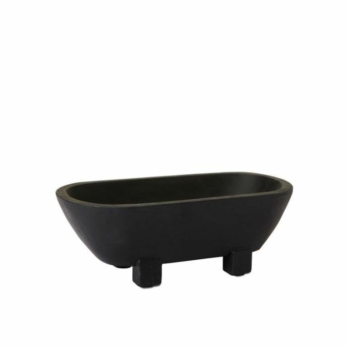 Home Accessories |  Maya Black Footed Bowl Home Accessories Home Accessories