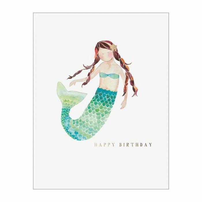 Home Accessories |  Mermaid Foil Birthday Card Home Accessories Home Accessories