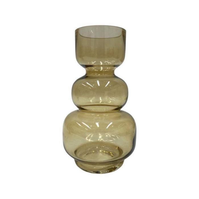 Home Accessories |  Mia Glass Vase Blonde Home Accessories Brown