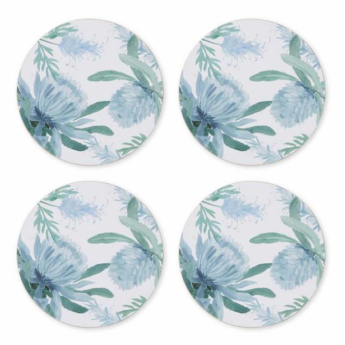 Home Accessories |  Moama Blue Round Coaster Set Of 4 Home Accessories Home Accessories