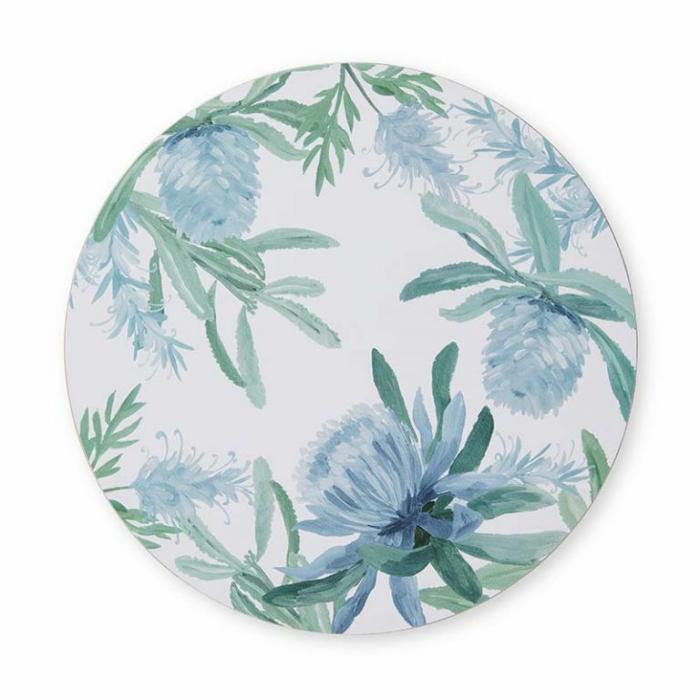 Home Accessories |  Moama Blue Round Placemat Set Of 4 Home Accessories Home Accessories